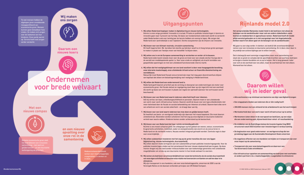 VNO-NCW and MKB Nederland "enterprise for broad prosperity